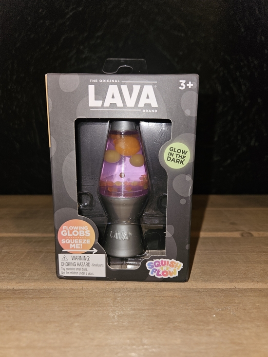 Schylling Other - PURPLE Schylling Glow in the Dark Lava Lamp Squishy ✨🌋